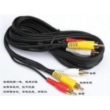 【精品線材】優(yōu)質(zhì) 鍍金RCA音視頻連接線 色差線/信號線
