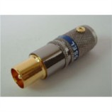 OSEL牌0015實芯鍍金電視插頭