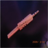 鍍金3.5插頭雙聲道