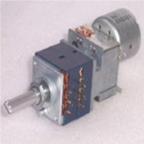 ALPS 27型塑殼帶馬達電位器100K（圓柄）