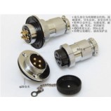 高級鍍金 大號 4芯 四芯插 航空插頭、航空插座、航空連接器