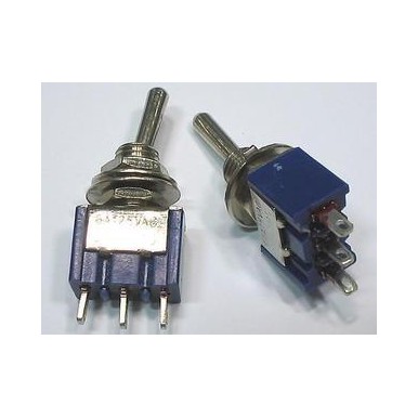 全新 6A/125V 單聯3檔 電源開關 撥桿 杠桿 鈕子 撥動開關