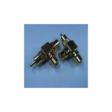 單RCA插頭轉(zhuǎn)雙RCA插座(高級型)