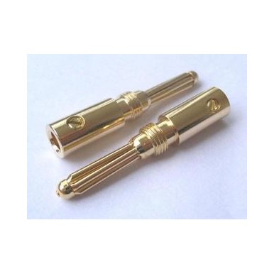 鍍金純銅香蕉插/接頭 功放/音箱/音頻 適用/對