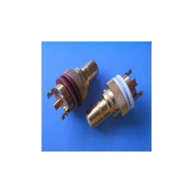 CMC牌805紫銅鍍插座 只