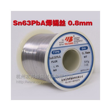 友邦活性焊錫絲Sn63PbA 0.8mm 500g/卷
