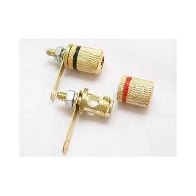 帶接線片 香蕉頭插座、喇叭接線柱 音箱接線柱 音響插座 /對