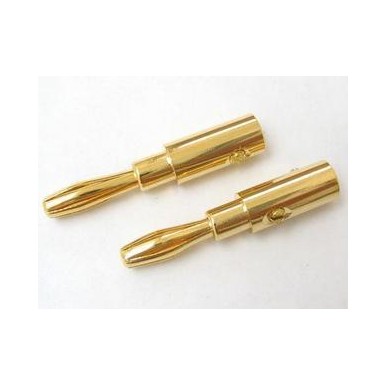 鍍金純銅香蕉插/接頭 功放/音箱/音頻 適用/只