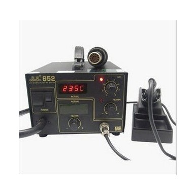 數顯熱風槍拆焊臺 高迪952二合一數顯防靜電熱風槍+電烙鐵