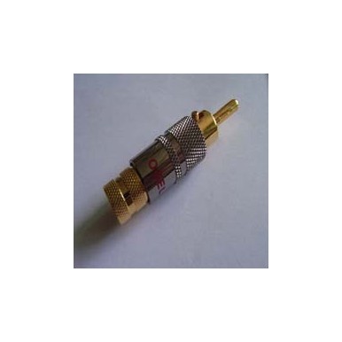 OSEL自鎖型高級鍍金香蕉插頭