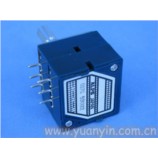 日本ALPS電位器 27型塑殼雙10K電位器(2X3腳)圓柄