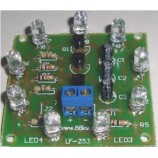 三組9只LED旋轉(zhuǎn)燈電子制作套件/散件