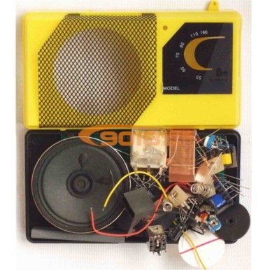 中夏牌ZX2021偏流可調收音機套件散件/電子制作套件