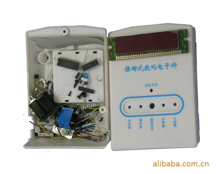 中夏ZX2033型小保姆式的顯示電子鐘電路套件散件/電子制作套件