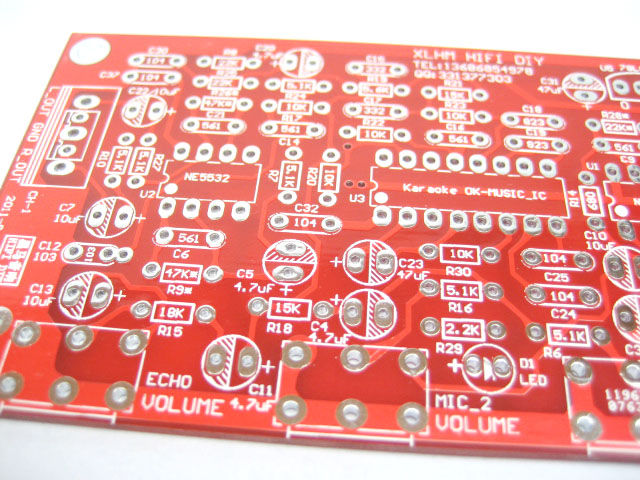 卡拉OK板 話放音效板 PT2399 NE5532前級麥克風(fēng)信號放大 DIY散件 卡拉OK板 話放音效板 PT2399 NE5532前級麥克風(fēng)信號放大 DIY散件