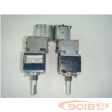 日本 ALPS 27型塑殼帶馬達電位器 雙20K 半圓柄