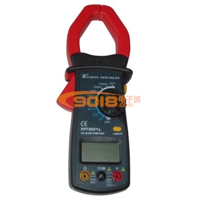 精品科達MT201L鉗形表可測大電流1000A含背光及通斷測試