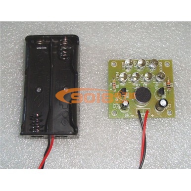 聲控LED音樂旋律燈電路/趣味閃燈電路電子制作套件/散件