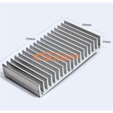 E-10散熱器 E型鋁散熱片(高100×寬250×深58mm)