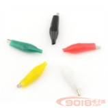 中號鱷魚夾、電力測試夾、測試銅夾、充電夾、接線夾、接地夾、電源夾(黑/紅/白/黃/綠多色)