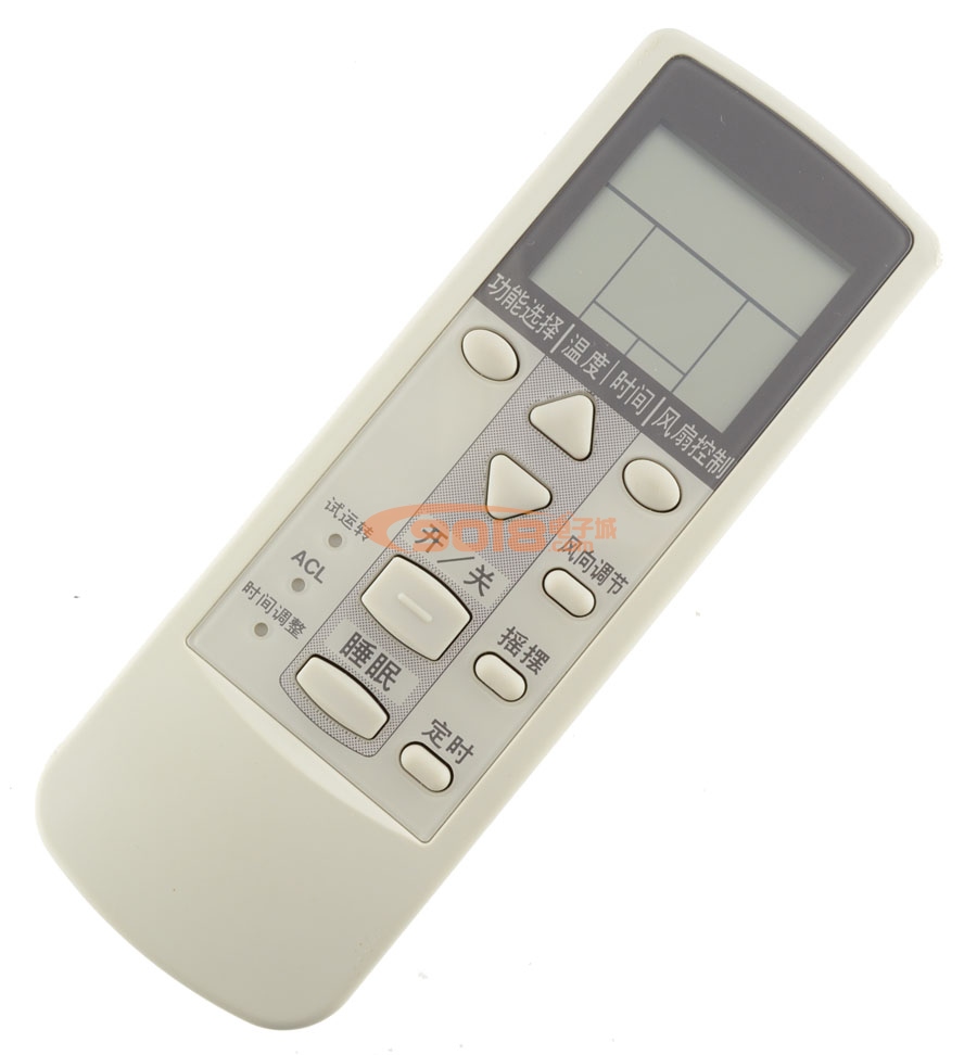 富士通 AR-DJ19 遙控器正面特寫（未裝電池）