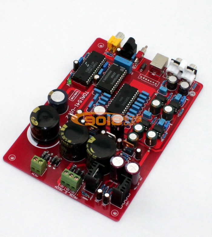 原裝 TDA1541+SAA7220+CS8412+NE5534 光纖 同軸 DAC 數字解碼板(不含USB）