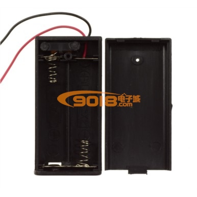 2節5號電池盒 帶開關 引出線 電池蓋