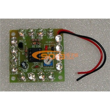 NE555閃爍信號燈電路板電子制作套件/散件