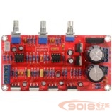 LM1875+NE5532 2.1聲道低音炮高保真發燒功放板（成品板 25WX2+50W超低音）