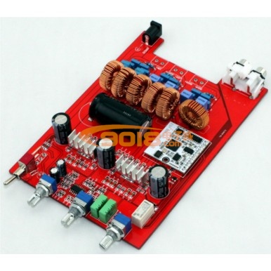 TPA3116 2.1低音炮帶藍牙接收D類數(shù)字功放板 (100W+50*2)