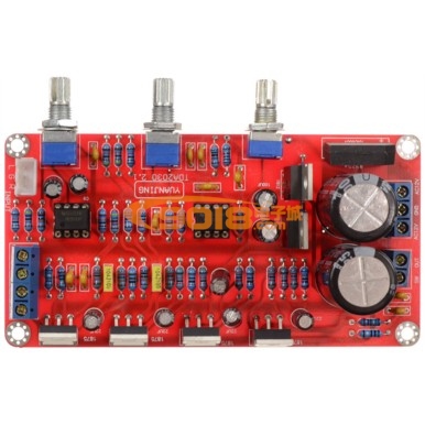 LM1875+NE5532 2.1聲道低音炮高保真發(fā)燒功放板（成品板 25WX2+50W超低音）