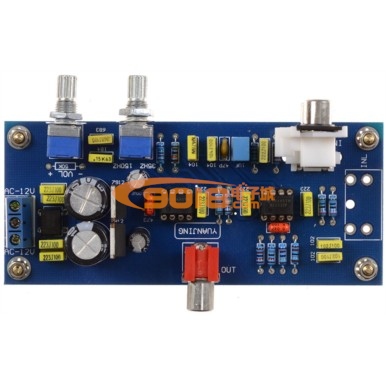 NE5532超重低音成品板 低通濾波 電子分頻 低音炮前置音調(diào)板