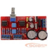 德州NE5532發燒功放三倍放大前級板 帶鍍金IC座