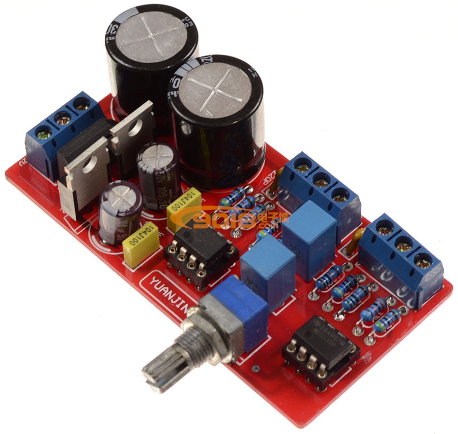 德州NE5532發(fā)燒功放三倍放大前級(jí)板 帶鍍金IC座