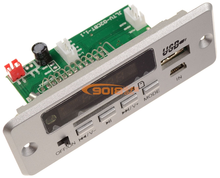 5V/12V供電MP3/WMA解碼/FM調頻收音/藍牙 成品板 液晶顯示面板配遙控器