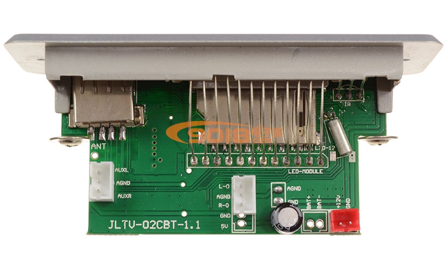 5V/12V供電MP3/WMA解碼/FM調頻收音/藍牙 成品板 液晶顯示面板配遙控器