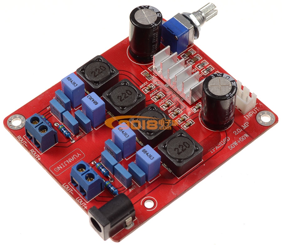 TPA3116功放板（50W+50W）D類數(shù)字功放成品板 高保真高性能