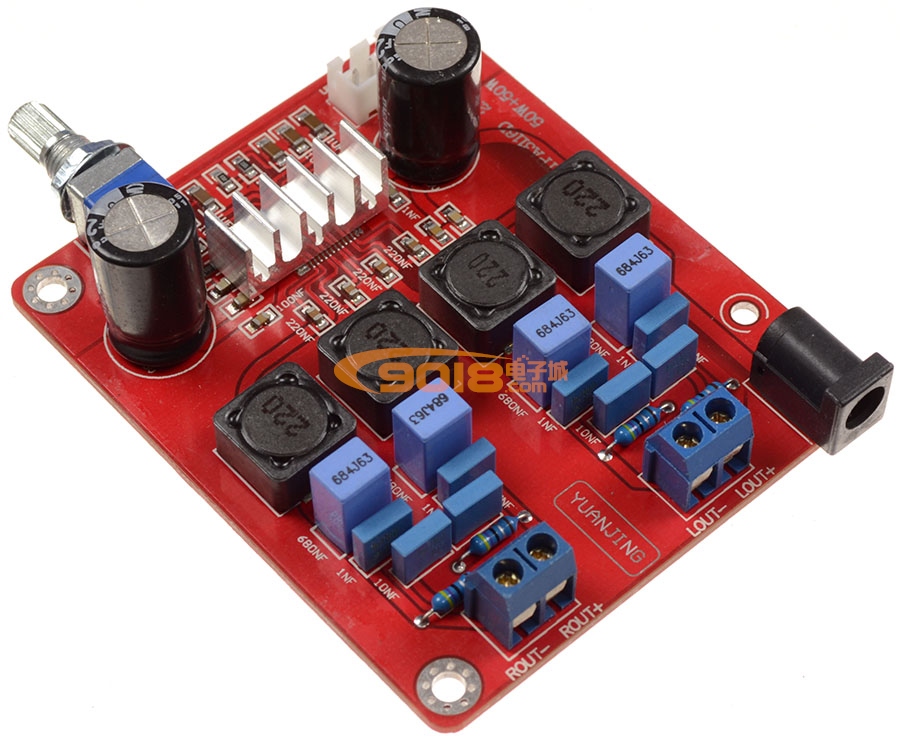 TPA3116功放板（50W+50W）D類數(shù)字功放成品板 高保真高性能