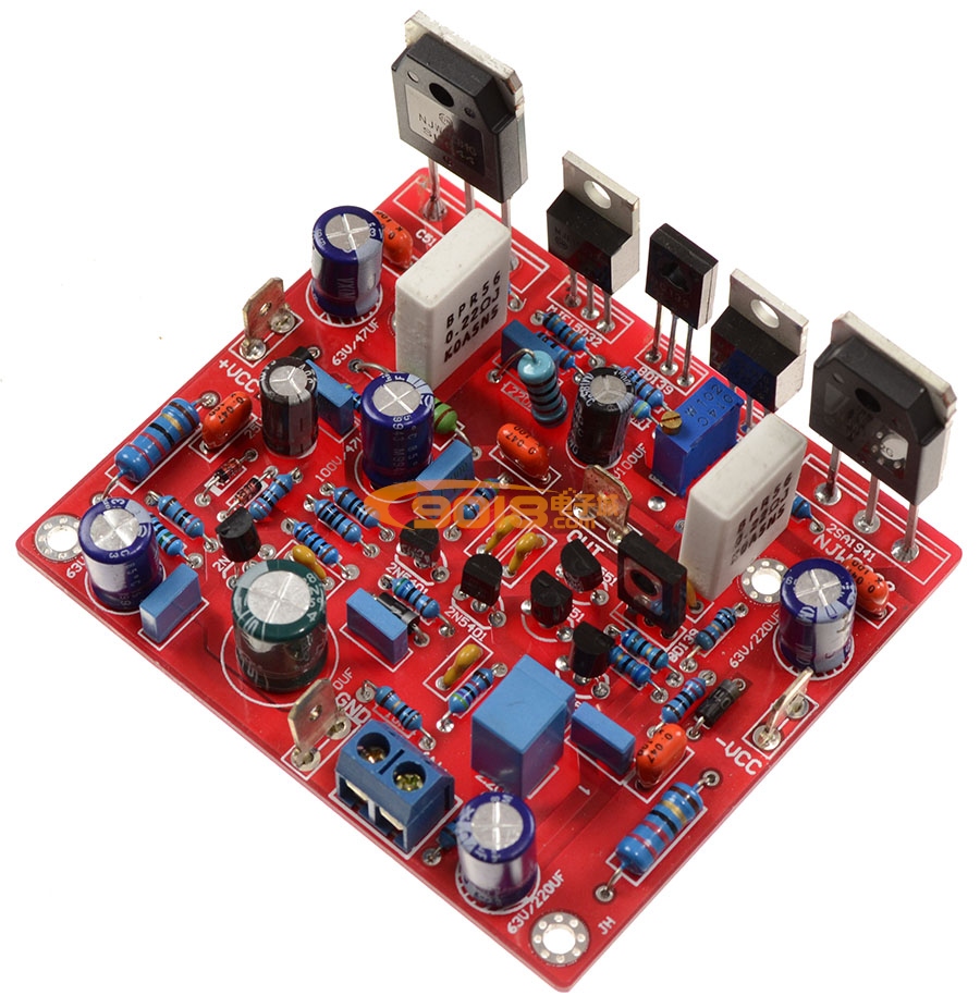 ON(安森美)NJW0281/NJW0302功放管單聲道甲類功放板（50W）