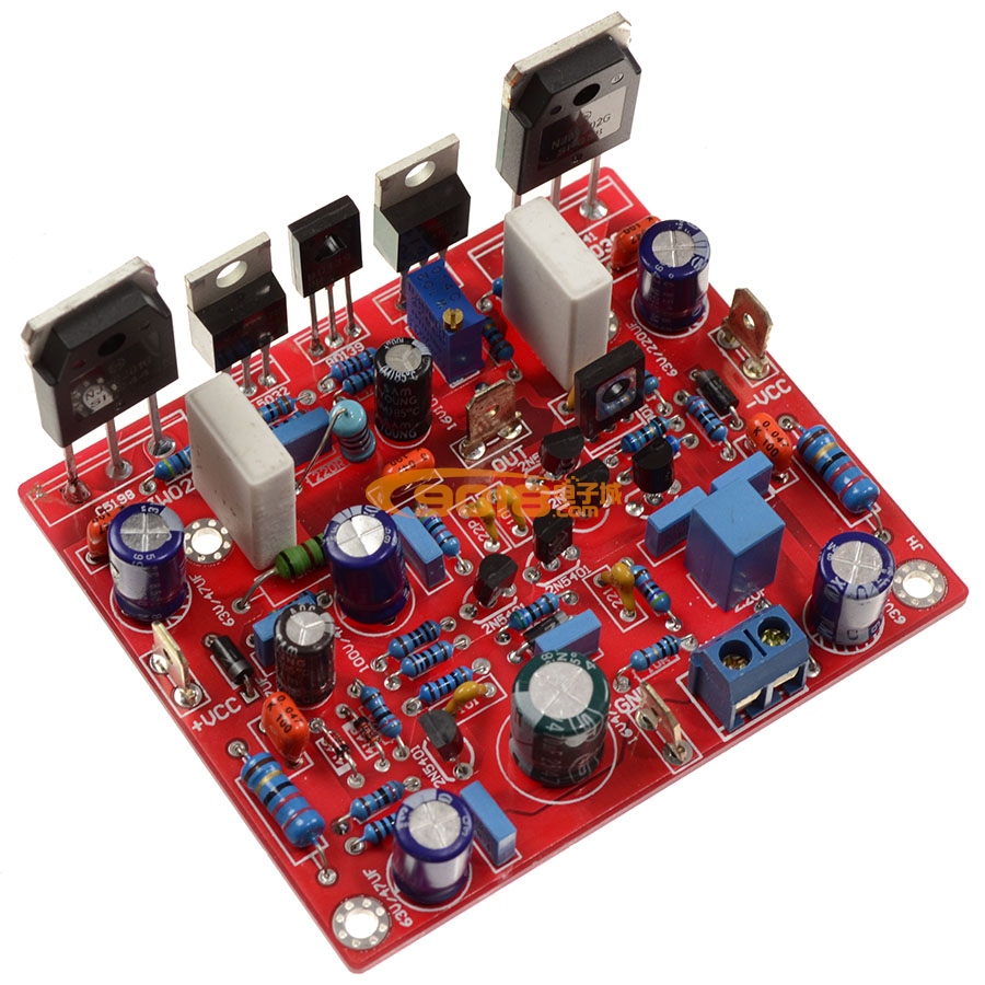 ON(安森美)NJW0281/NJW0302功放管單聲道甲類功放板（50W）