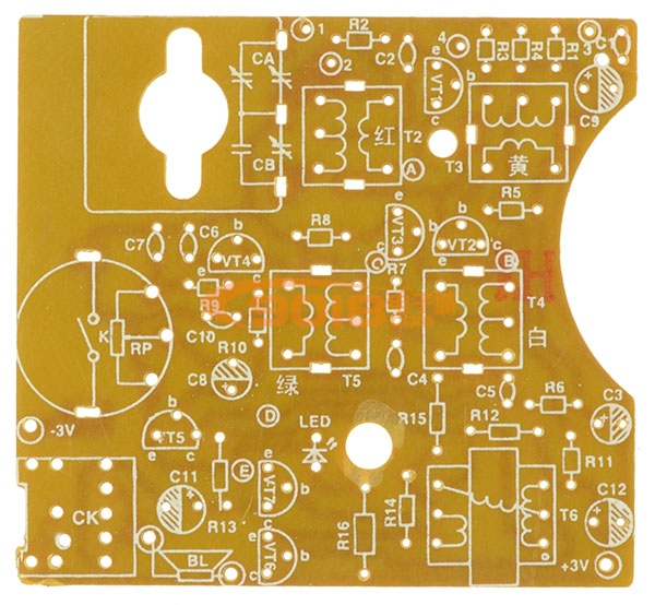 DS05-7B型七管收音機散件/電子制作套件 實訓套件 電路板diy