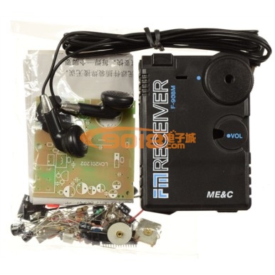 CXA1691BM BP機(jī)式調(diào)頻收音機(jī)套件/電子制作套件(調(diào)頻單聲道接收機(jī),調(diào)頻接收機(jī))