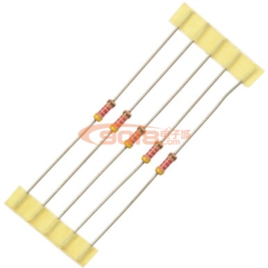 高精度金屬膜電阻1/4W 42.2K 1%