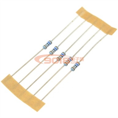 高精度金屬膜電阻1/4W 1.6K 1%