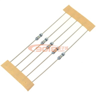 高精度金屬膜電阻1/4W 90.9R 1%