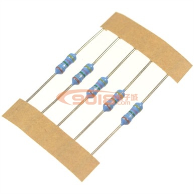 高精度金屬膜電阻1/4W 4.7R 1%