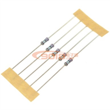 高精度金屬膜電阻1/4W 2.2R 1%