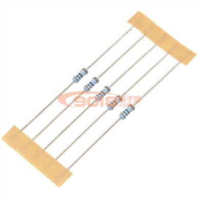 高精度金屬膜電阻1/4W 1R 1%