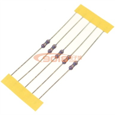 高精度金屬膜電阻1/4W 47.5R 1%