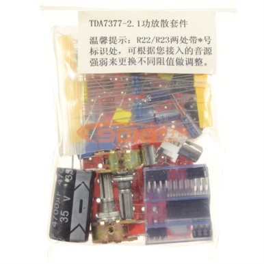 2.1 TDA7377+NE5532功放板散件/套件 重低音三聲道低音炮功放板帶前級